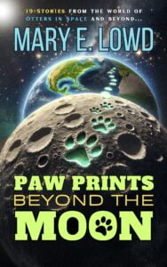 Cover of the book "Paw Prints Beyond the Moon" by Mary E. Lowd