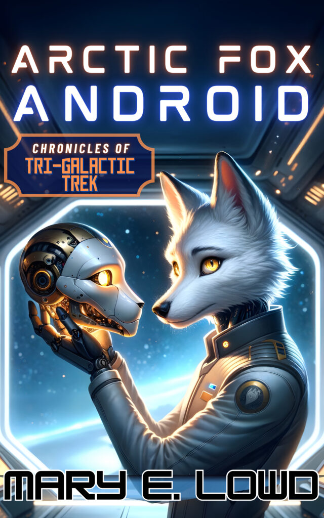 Front cover of the book "Arctic Fox Android" by Mary E. Lowd.