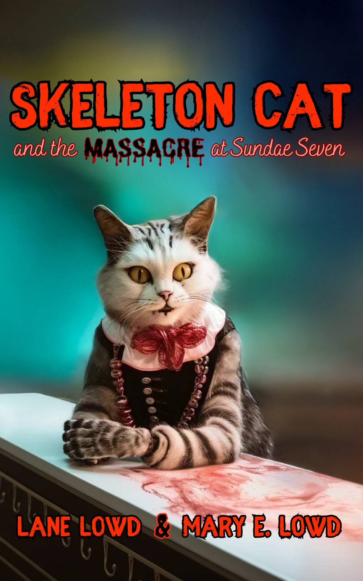 Cover of the novella "Skeleton Cat" by Lane Lowd and Mary E. Lowd