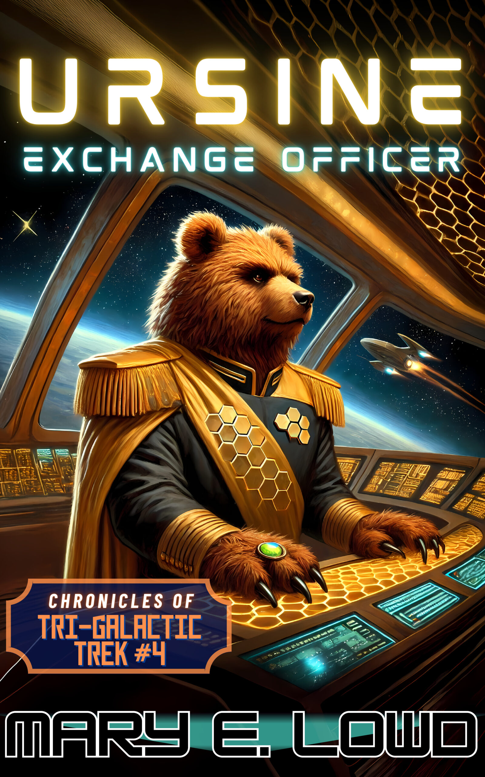 Front cover of the book "Ursine Exchange Officer" by Mary E. Lowd.